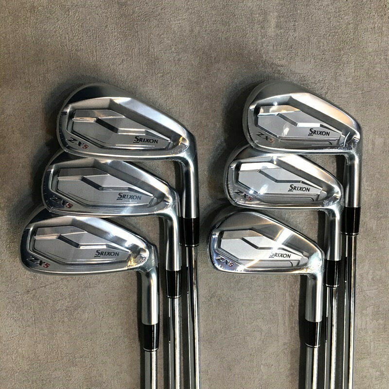 【中古】【ゴルフ用品】メーカー：SRIXON/スリクソンモデル：ZX5(2020) 6本セット 5~9,Pシャフト：スチールシャフトフレックス：Sクラブ種別：アイアン利き手：右シャフト長(in)：約38.5※60度測定法