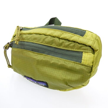 【中古】Patagonia/パタゴニア ライトウェイトトラベルミニヒップパックウエストバッグ サイズ:- カラー:ライトグリーン系【f121】