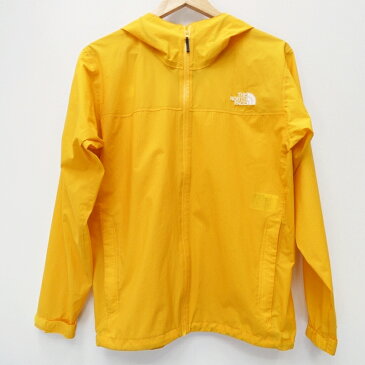 【中古】THE NORTH FACE/ザノースフェイス NP11536　VENTURE JACKET ベンチャージャケットナイロンジャケット サイズ：M カラー：イエロー / アウトドア【f092】