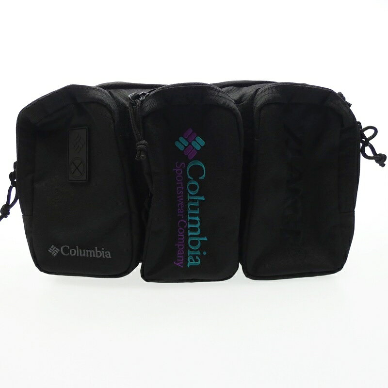 【中古】Columbia コロンビア XLARGE×Columbia VIPORRIDGE XL HIP BAG　ウエストバッグ サイズ：- カラー：ブラック【f121】