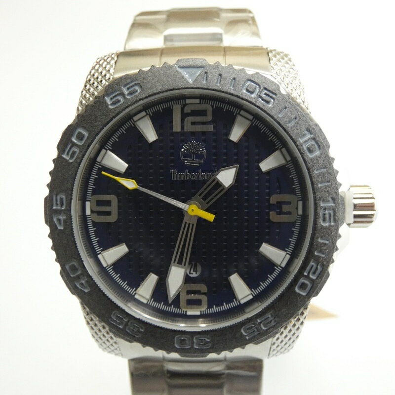 【中古】Timberland ティンバーランド 13613JSSB-03M 腕時計 アナログ　クオーツ　ステンレスベルトサイズ：- カラー：ブラック（文字盤）シルバー（ベルト）【f130】