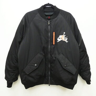 【中古】NIKE ナイキ AV2598-010 M J WINGS MA-1 JACKET MA−1 サイズ：M カラー：ブラック【f098】