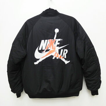 【中古】NIKE ナイキ AV2598-010 M J WINGS MA-1 JACKET MA−1 サイズ：M カラー：ブラック【f098】