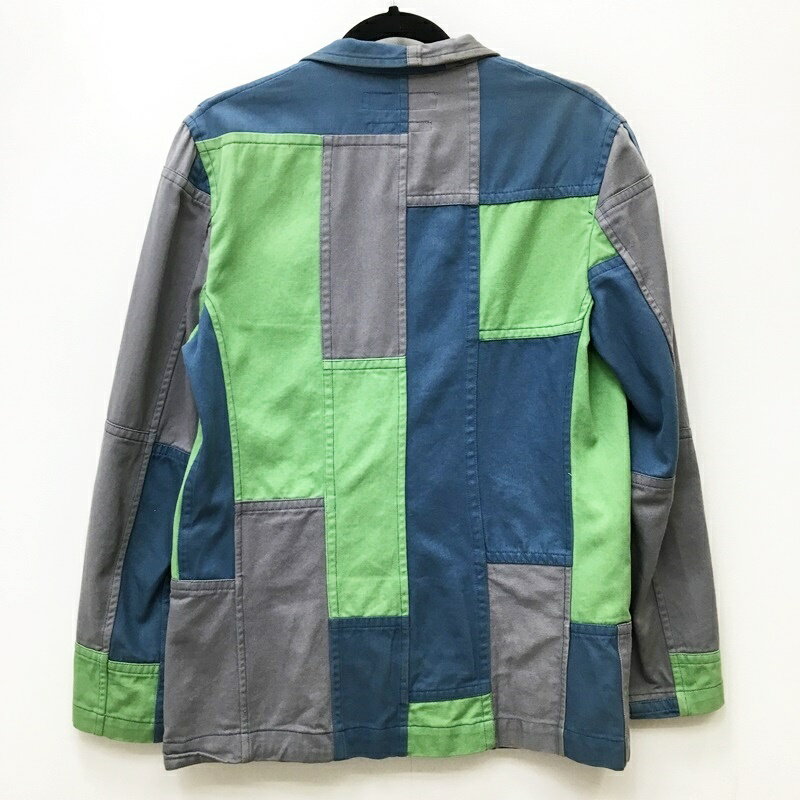 【中古】COMME des GARCONS コムデギャルソン ジャケット サイズ：S カラー：マルチ 2012S/Sパッチワークジャケット 着用感 SHIRT 汚れ【f108】