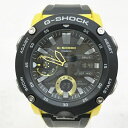 【中古】G-SHOCK ジーショック GA-2000 SERIES 時計 アナデジ クォーツ 樹脂ベルト カラー：ブラック（文字盤）イエロー（ベルト） 【f131】