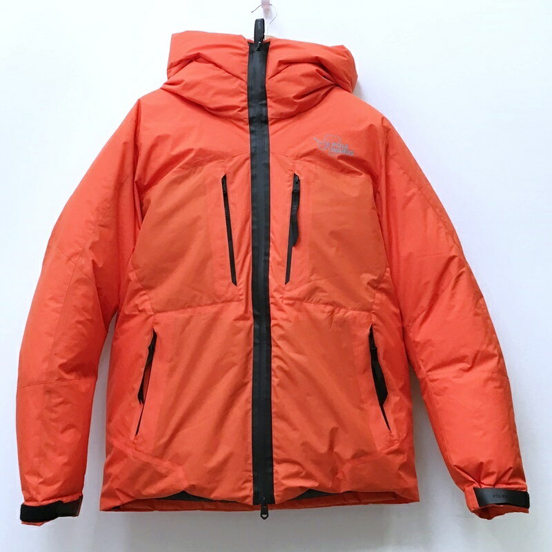 【中古】POLE WARDS ポールワーズ ダウンジャケット サイズ：L カラー：オレンジ PW2JJL01 model:Sympatax Glacier Down Parka / アウトドア【f092】
