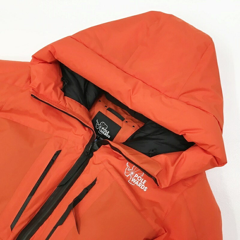 【中古】POLE WARDS ポールワーズ ダウンジャケット サイズ：L カラー：オレンジ PW2JJL01 model:Sympatax Glacier Down Parka / アウトドア【f092】