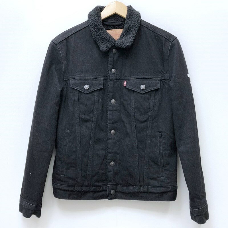 【中古】LEVI'S リーバイス デニムジャケット サイズ：S カラー：ブラック Disney COLLECTION MICKEY MOUSE TRUCKERS 16365-0 / アメカジ【f093】