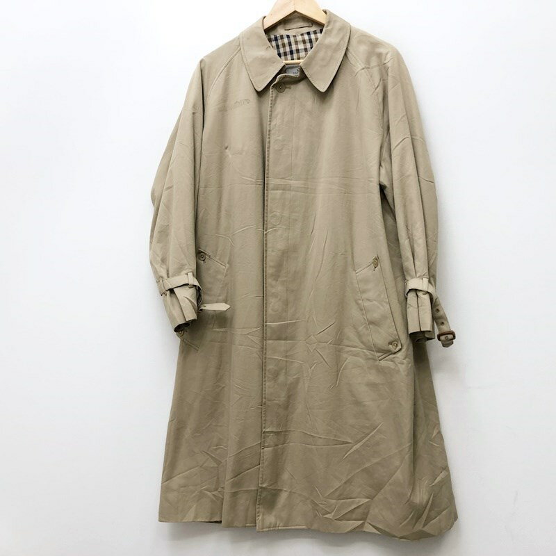 【中古】Aquascutum アクアスキュータム ステンコート サイズ：表記なし カラー：ベージュ model:AQUA5:シングルトレンチコート:ENGLAND70S / インポート【f094】