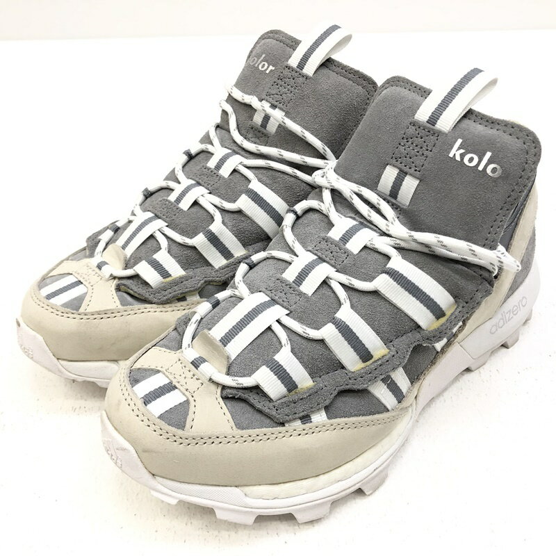 【中古】adidas アディダス AQ3093 XT KOLOR アディゼロ カラー スニーカー サイズ：23.5cm カラー：グレー 【f128】