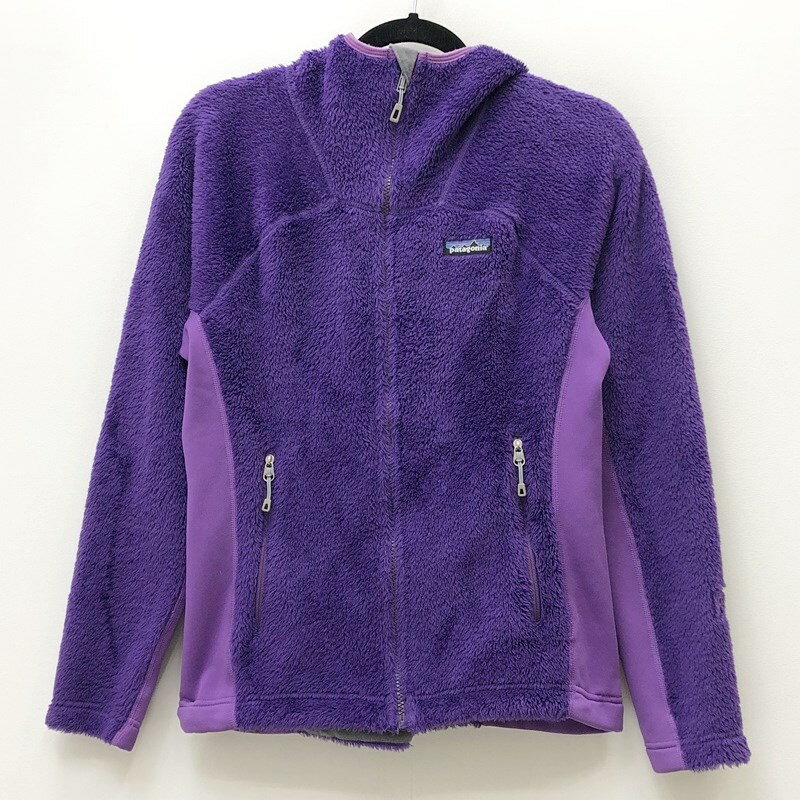 ★5/20(月)15:00迄【10 OFF】期間限定SALE★【中古】Patagonia パタゴニア フリース サイズ：S カラー：パープル R3 HI-LOFT HOODY 品番:25705FO【f111】