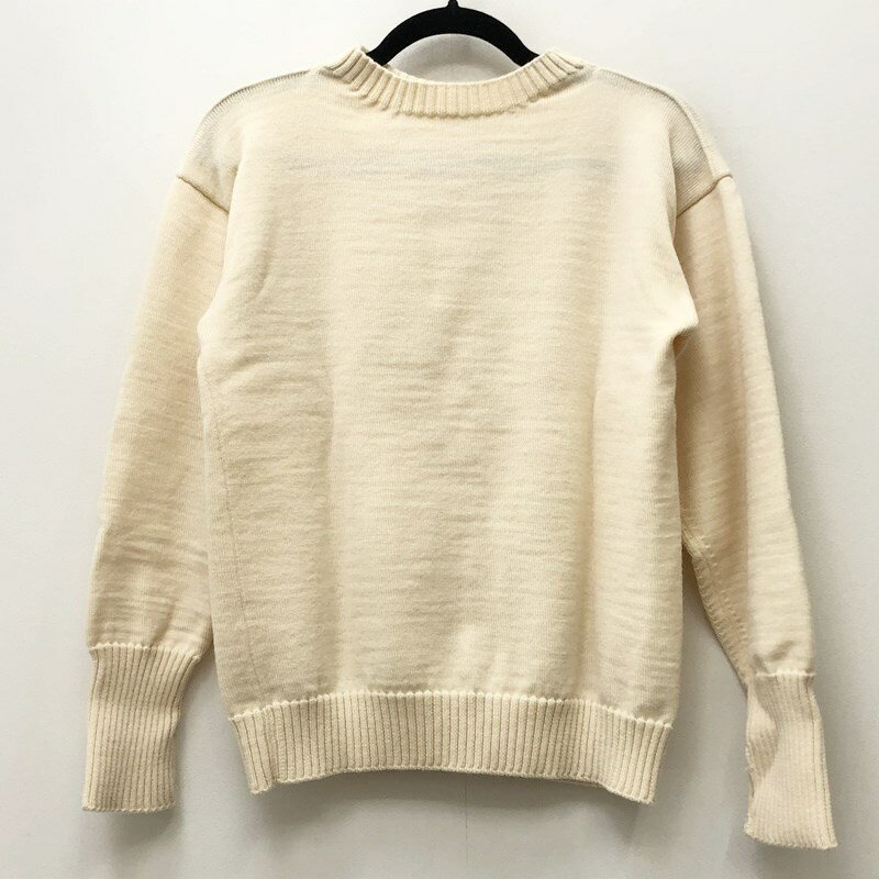 【中古】ANDERSEN-ANDERSEN アンデルセンアンデルセン ニット サイズ：M カラー：カラー：ナチュラル model:SEAMAN CREWNECK 7GG インポート【f102】