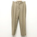 yÁzAURALEE I[[ XbNX TCYF4 J[FF`FbN 20SS A20SP02WC HARD TWIST WOOL DOUBLE FACE CHECK SLACKSyf107z