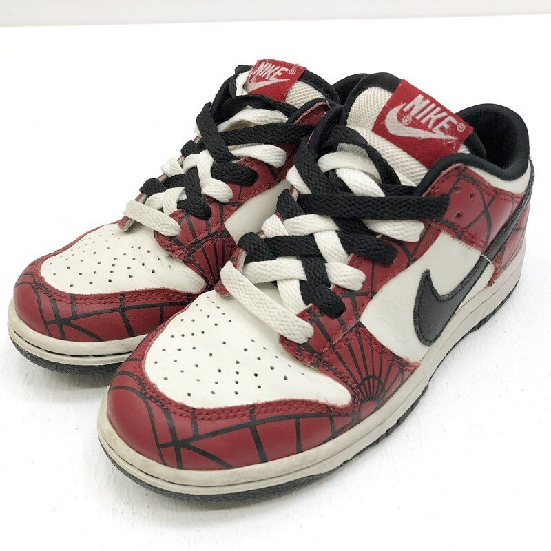 【中古】NIKE ナイキ スニーカー サイズ：23cm カラー：レッド ダンクロー2004 304874-102 dunk low gs【f128】