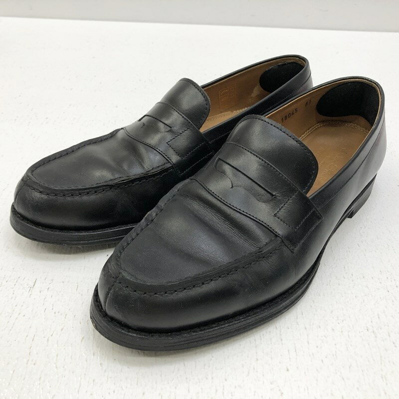 ★5/20(月)15:00迄【10%OFF】期間限定SALE★【中古】Jalan Sriwijaya ジャランスリウァヤ ローファー サイズ：24.5cm カラー：ブラック 98589 18045 calf leather coin loafer【f127】