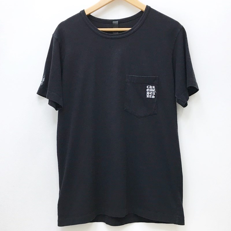 【中古】CHROME HEARTS クロムハーツ Tシャツ半袖 サイズ：M カラー：ブラック 22SS 2212-304-6522 GRP Y NOT LIGHT WORK TEE【f108】