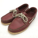 【中古】Paraboot パラブーツ デッキシューズ サイズ：UK7.5(約26.5cm) カラー：ブラウン 品番消 BARTH【f127】