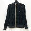 【中古】FRED PERRY フレッドペリー トラックジャケット ジャージ　サイズ：S カラー：ブラック F2033 アーガイル/ダイヤ　ベロア / インポート【f102】