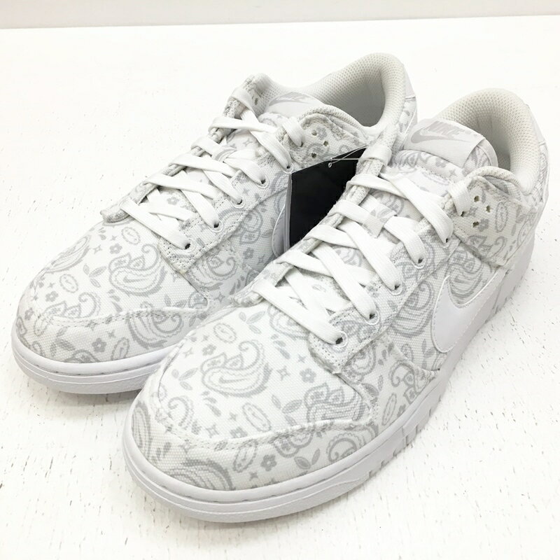 ★5/20(月)15:00迄期間限定SALE★NIKE ナイキ dj9955-100 WMNS Dunk Low ESS White Paisley ウィメンズ ダンク ロー ESS ホワイトペイズリー スニーカー サイズ：28.5cm カラー：柄：総柄 