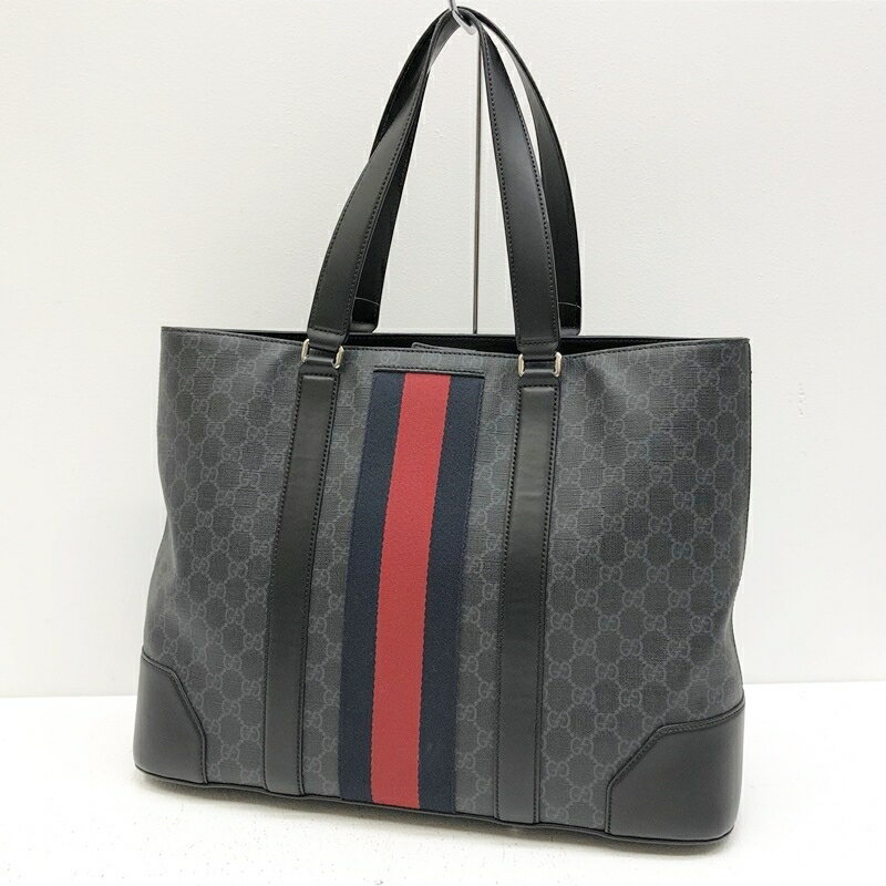 ★5/20(月)15:00迄【10%OFF】期間限定SALE★【中古】GUCCI グッチ トートバッグ サイズ：- カラー：GGスプリーム 495560【f122】