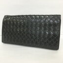 【中古】BOTTEGA VENETA ボッテガヴェネタ 二つ折り長財布 サイズ：- カラー：イントレチャート 156819 v4651/1000【f125】