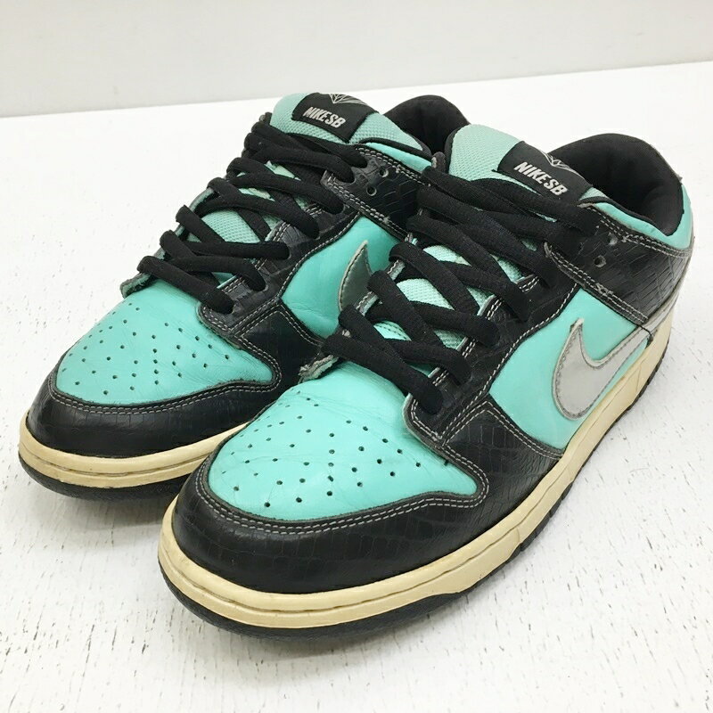 【中古】NIKE ナイキ 304292-402 SB Dunk Low Diamond Suppil Co. Tiffany SB ダンク ロー ダイアモンド サプライ Co. ティファニースニーカー サイズ：28.5cm カラー：ライトブルー 【f126】