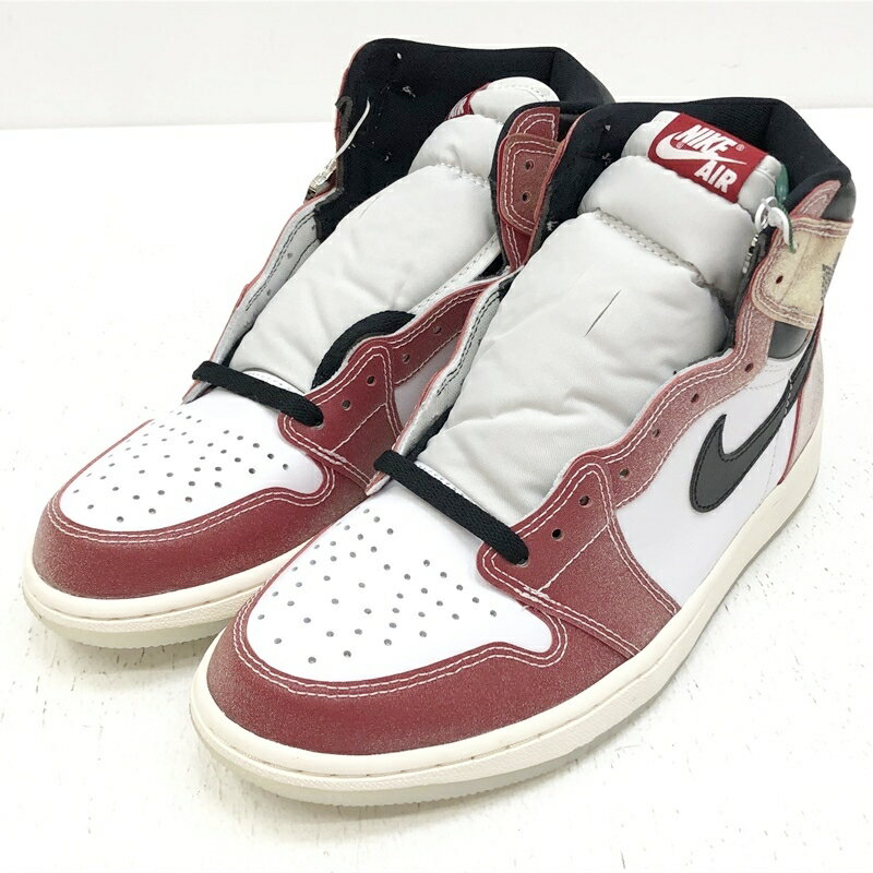 【中古】【代引決済・返品・交換不可】NIKE ナイキ Trophy Room トロフィールームDA2728-100 Air Jordan 1 High OG Chicago エアジョーダン1 ハイ OG シカゴ スニーカー サイズ：27.5cm カラー：レッド 【f126】