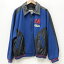 【中古】VINTAGE衣料 ヴィンテージイリョウ スタジャン サイズ：L カラー：ブルー 1997 SPIDER-MAN MARVEL MANIA LETHER WOOL JACKET / アメカジ【f093】