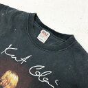 【中古】VINTAGE衣料 ヴィンテージイリョウ Tシャツ半袖 サイズ：L カラー：ブラック 90-00S ANVIL KURT COBAIN NIXON GUITAR / アメカジ【f101】