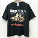 【中古】VINTAGE衣料 ヴィンテージイリョウ Tシャツ半袖 サイズ：XL カラー：ブラック 00年 FRUIT OF THE LOOM LIMP BIZKIT:THE ANGER MANAGEMENT TOUR EMINEM～ / アメカジ【f101】