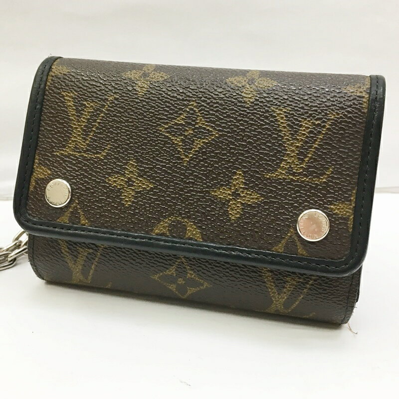 【中古】LOUIS VUITTON ルイヴィトン 三つ折り財布 サイズ：- カラー：モノグラム　マカサー MI5111 M60167 ポルトフォイユ コンパクト【f125】