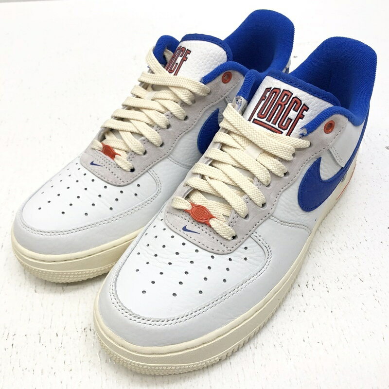 【中古】NIKE ナイキ DR0148-100 WMNS Air Force 1 Low Command Force White/Blue ウィメンズ エアフォース1 ロー コマンド フォース ホワイト/ブルー スニーカー サイズ：27.5cm カラー：ホワイト 【f126】