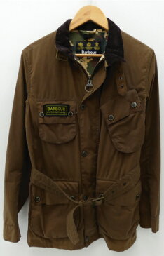 【中古】Barbour×WORK NOT WARK/バブアー×ワークノットワーク INTERNATIONAL SLオイルドジャケット サイズ:38 カラー:ブラウン / インポート