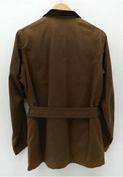 【中古】Barbour×WORK NOT WARK/バブアー×ワークノットワーク INTERNATIONAL SLオイルドジャケット サイズ:38 カラー:ブラウン / インポート