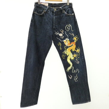 【中古】EVISU/エヴィス/エビス タイガー&ドラゴン　デニムパンツ サイズ：31 カラー：ブルー系 / アメカジ【f107】