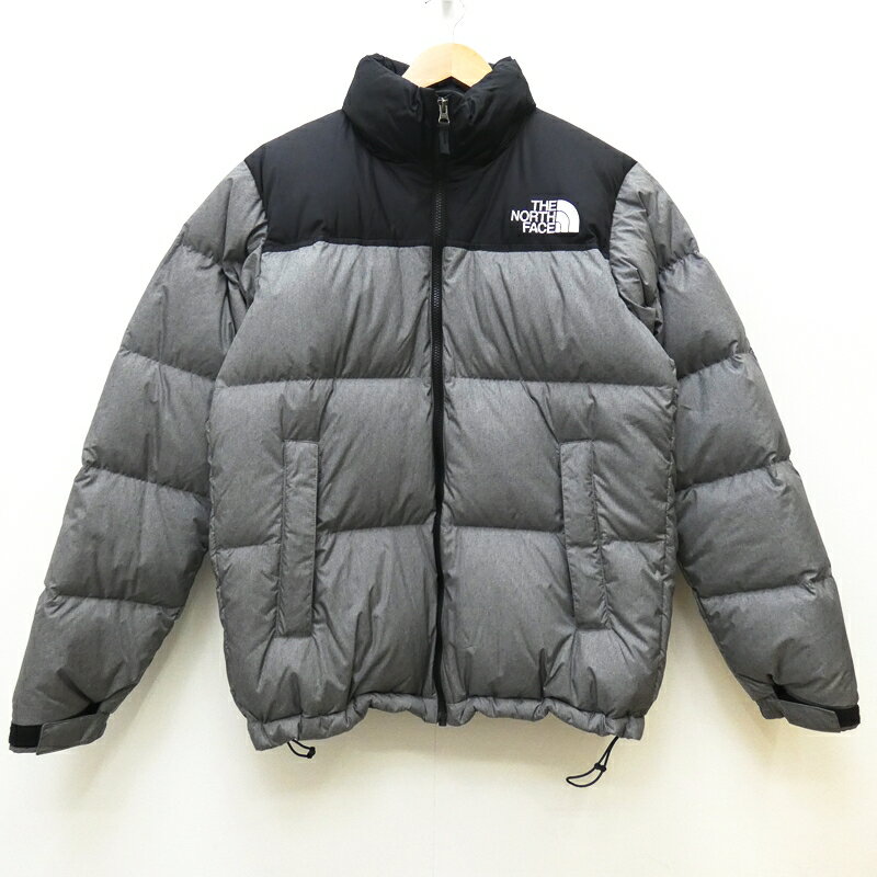 【中古】THE NORTH FACE ザノースフェイス ダウンジャケット サイズ：L カラー：グレー ND91842 NOVELTY NUPTSE JACKET / アウトドア【f092】