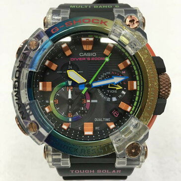 ●【中古】G-SHOCK ジーショック FROGMAN フロッグマン ボルネオ・レインボー・トード GWF-A1000BRT 世界2000本限定 時計 アナログ 電波ソーラー カラー：ブラック 【f131】