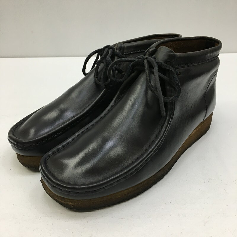 ★5/20(月)15:00迄【10%OFF】期間限定SALE★【中古】CLARKS クラークス ブーツ サイズ：UK8.5 カラー：ブラック model:WALABEExHORWEEN【f127】