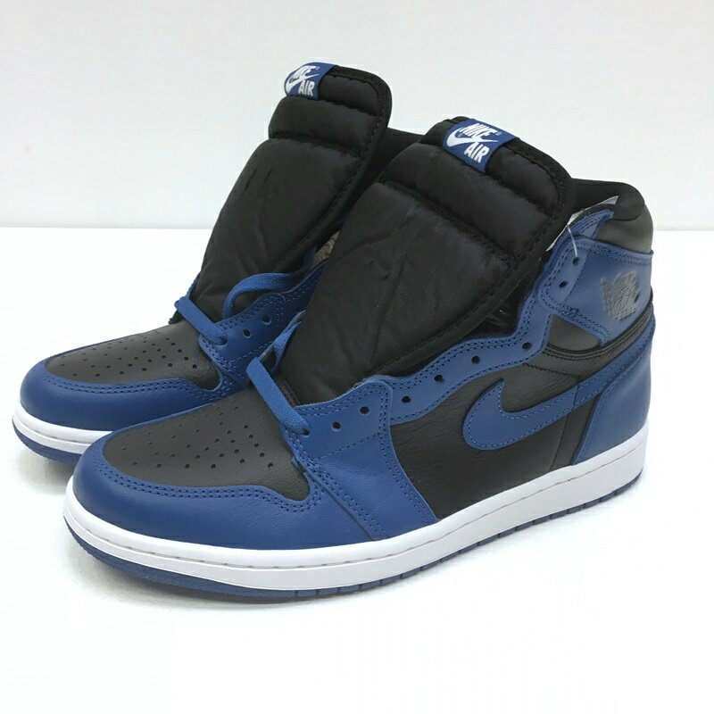 ★8/11(木)15:00迄【10%OFF】期間限定SALE★【中古】NIKE ナイキ 555088-404 AIR JORDAN 1 RETRO HIGH OG DARK MARINA BLUE エア ジョーダン 1 レトロ ハイ オリジナル ダークマリーナブルー スニーカー サイズ：26.5cm カラー：ブルー 【f126】