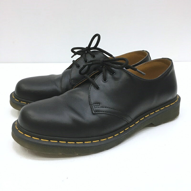 【中古】Dr.Martens ドクターマーチン レザーシューズ サイズ：UK10 カラー：ブラック 11838 3ホールギブソンシューズ model:3hole gibson shoe【f127】