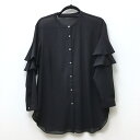 yÁzBEAUTY & YOUTH UNITED ARROWS r[eB[Ah[XiCebhA[Y Georgette Frill Sleeve Blouse i:1611-242-2232 uEX TCYF- J[FubN / ZNgyf110z