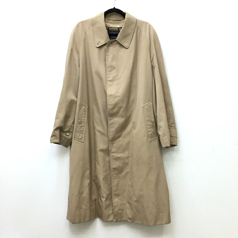 ★5/20(月)15:00迄【10%OFF】期間限定SALE★【中古】Burberry's バーバリーズ 裏ノバチェック ステンコート サイズ：- カラー：ベージュ model:バルマカーンコート:ENGLAND / インポート【f094】