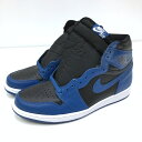 【中古】NIKE ナイキ 555088-404 AIR JORDAN 1 RETRO HIGH OG Dark Marina Blue エア ジョーダン 1 レトロ ハイ オリジナル ダークマリーナブルー スニーカー サイズ：28cm カラー：ブルー 【f126】