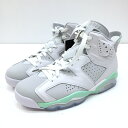 【中古】NIKE ナイキ DQ4914-103 WMNS AIR JORDAN 6 RETRO ウィメンズ エアジョーダン 6 レトロ ティファニー ブルー スニーカー サイズ：26cm カラー：ホワイト 【f126】