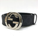 【中古】GUCCI グッチ 411924 ベルト サイズ：- カラー：GGスプリーム Gバックル 【f135】