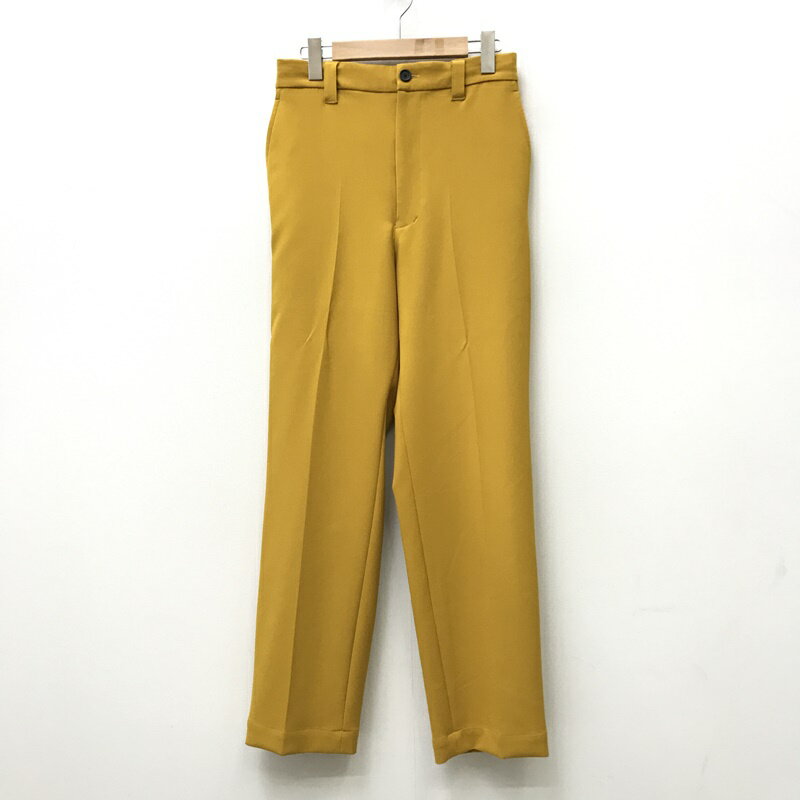 【中古】MAISON SPECIAL メゾンスペシャル スラックス サイズ:0 カラー:イエロー 11221461220 スポンジッシュストレッチタイトストレートパンツ【f107】