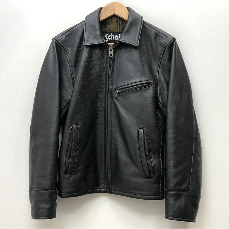 【中古】SCHOTT ショット ライダースジャケット サイズ：34 カラー：ブラック LOT:681 ブランケット付 / アメカジ【f093】