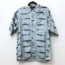 yÁzDESCENDANT fBZ_g Vc TCYF2 J[F}`J[ 20SS 201TQDS-SHM04 SQUAMA TEXTILE SS SHIRT / Xg[gyf103z