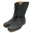 【中古】NUMBER(N)INE ナンバーナイン ブーツ サイズ：US9(約27cm) カラー：ブラック 07SS S07-NF001About A Boy期 NUBUCK PECOS BOOTS【f127】