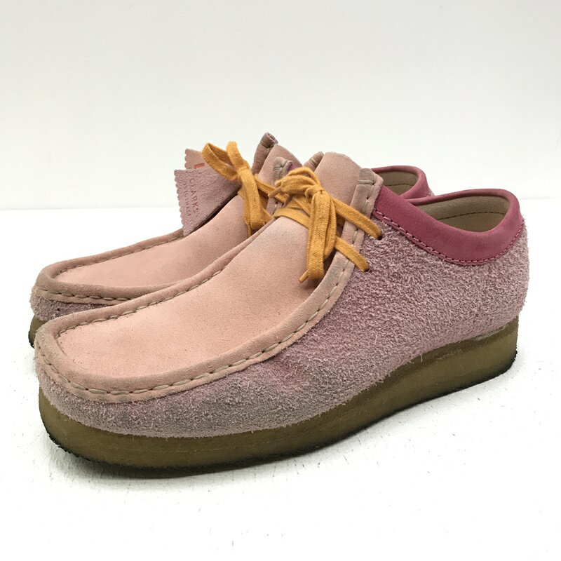 【中古】CLARKS クラークス ワラビーブーツ サイズ：26cm カラー：ピンク 170446 xLEVIS VINTAGE CLOTHING WALLABEE PINK COMBINATION【f127】